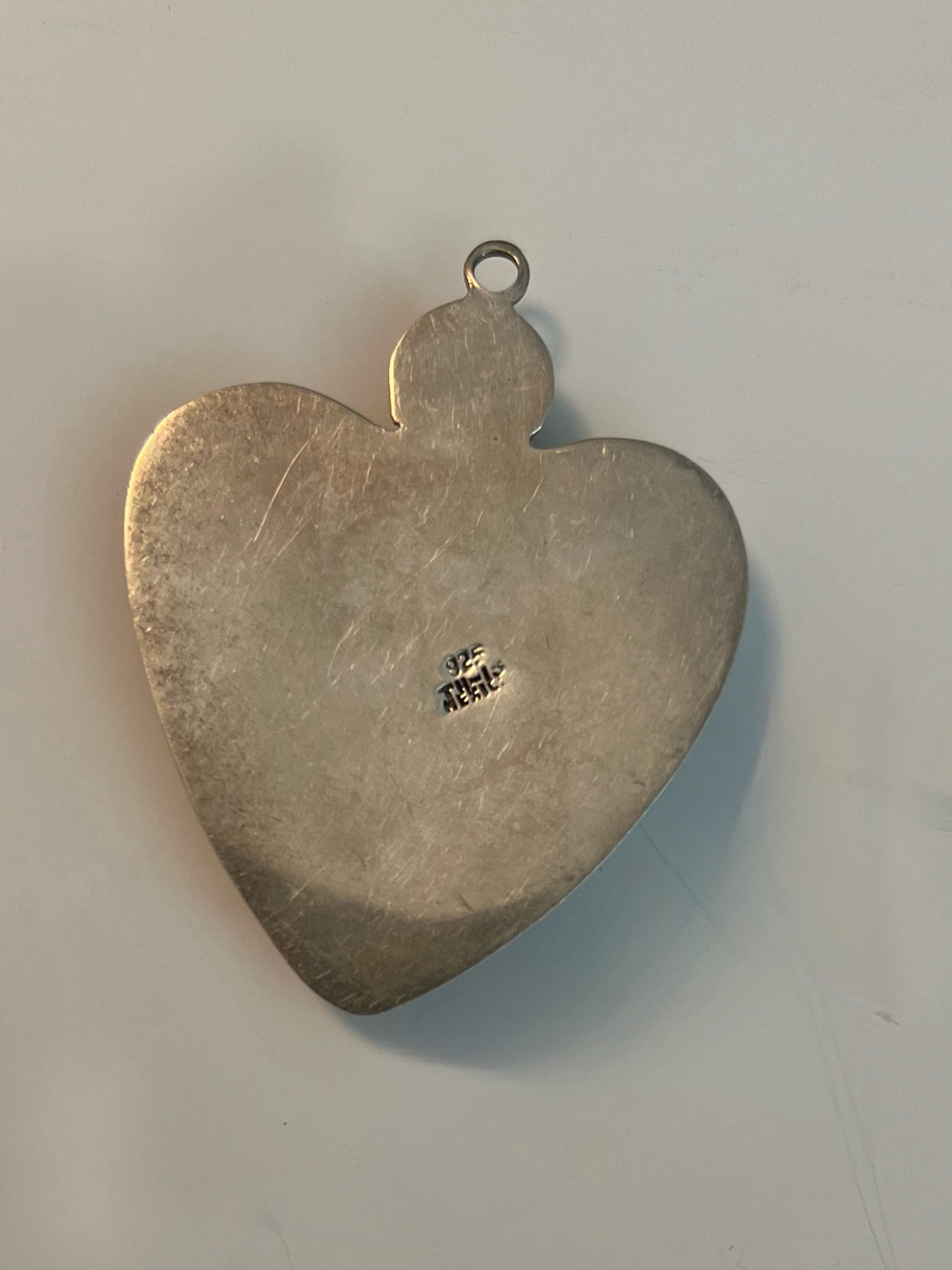 Taxco Mexican 925 Silver Heart Pendant