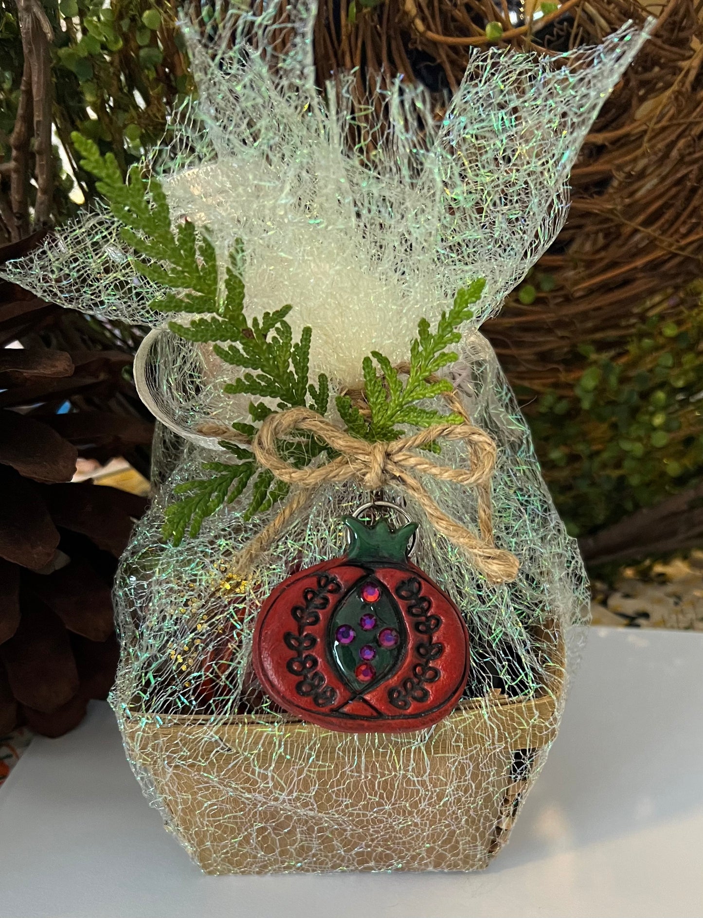 Gift Basket- Flower of Life Orgonite Lymph massage Tool